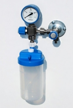 Расходомер кислорода с увлажнителем (пузырьковым)